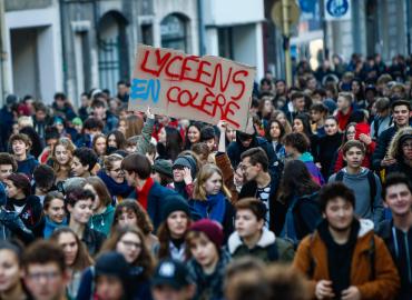 Manifestations lycéennes et étudiantes