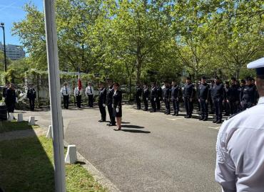 Cérémonie d'installation de Julien Duhamel