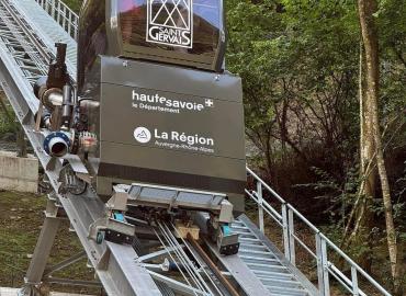 Inauguration officielle de l'ascenseur incliné à eaux usées de Saint-Gervais