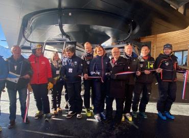 Inauguration de la nouvelle télécabine de Charamillon à Chamonix