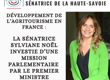 Nommée parlementaire en mission pour développer l'agritourisme en France