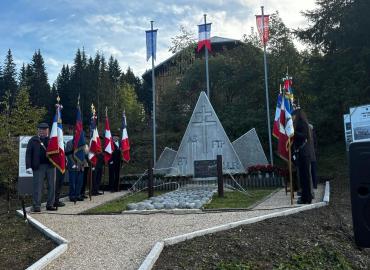 Cérémonie au plateau de Loex à Taninges