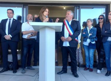 Inauguration du projet "Coeur de Village" à Coponnex