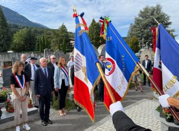 Cérémonie commémorative en mémoire du maréchal des logis Fany Claudin