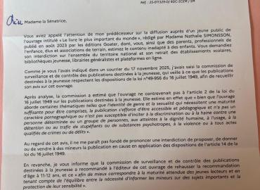 J'ai interpellé le Gouvernement sur l'usage de manuel inadapté à un jeune public notamment dans le cadre scolaire