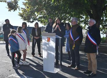 Inauguration des travaux d'extension de l'école de Lucinges