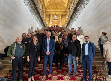 Visite du Sénat par les élus haut-savoyards