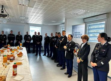 Visite de la compagnie de Gendarmerie de Saint-Julien-en-Genevois