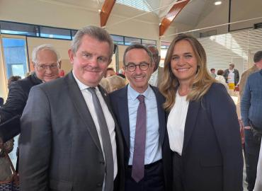 Déplacement de Bruno Retailleau en Haute-Savoie