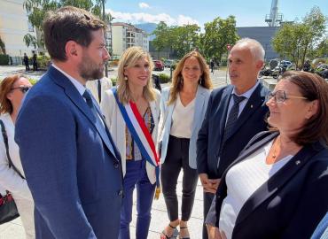 A la rencontre à Annemasse du Ministre du Logement
