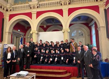 Les Jeunes Sapeurs Pompiers de Faverges mis à l'honneur !
