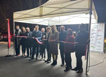 Inauguration des travaux de restructuration de l'aire d'accueil des gens du voyage d'Annemasse