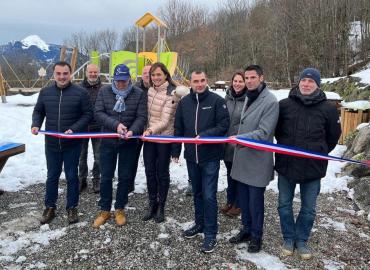 Inauguration de l'aire de jeux de Saint-Sigismond